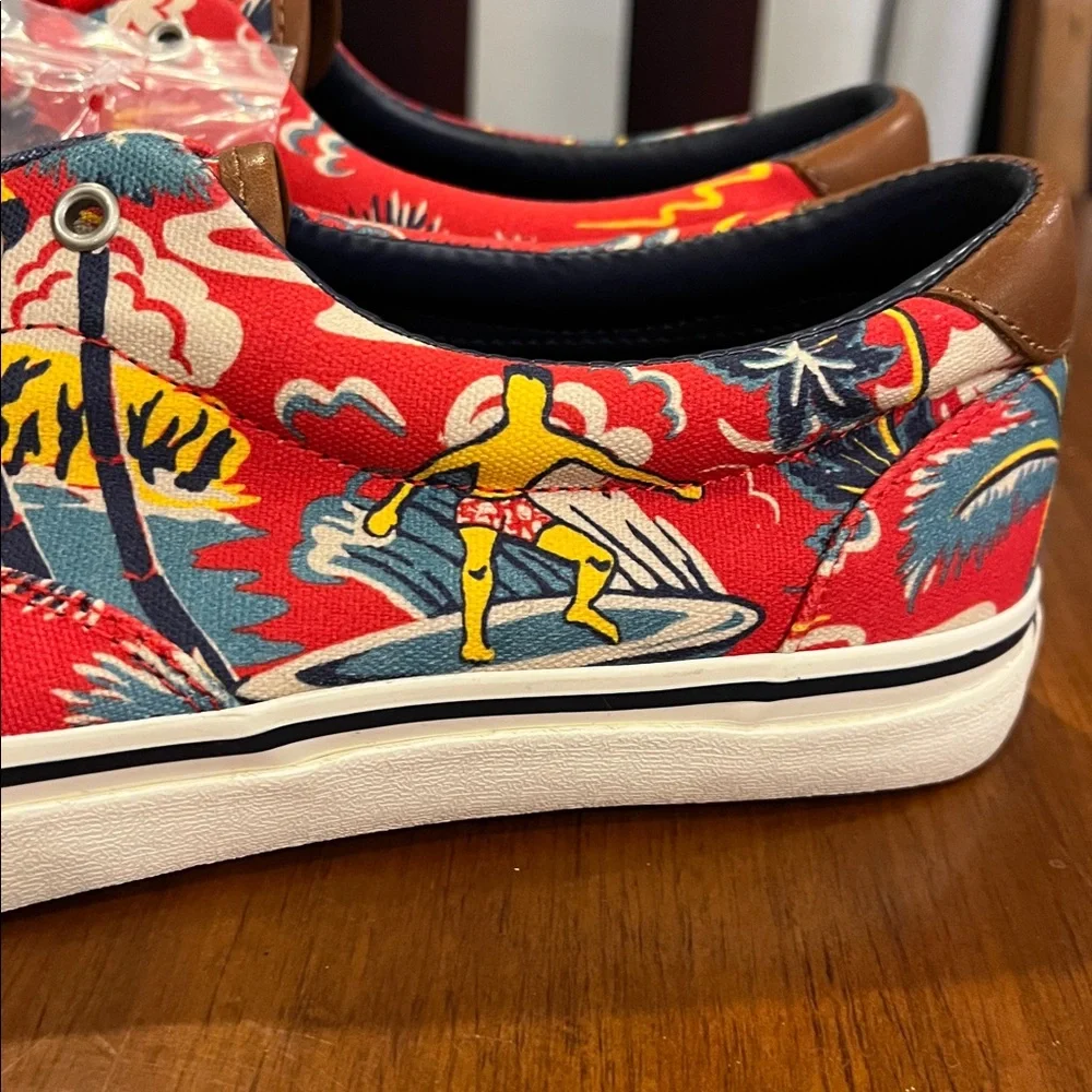 Polo Ralph Lauren Thornton III Shoes Sneakers Aloha Hawaii Surf new Mens Size 12